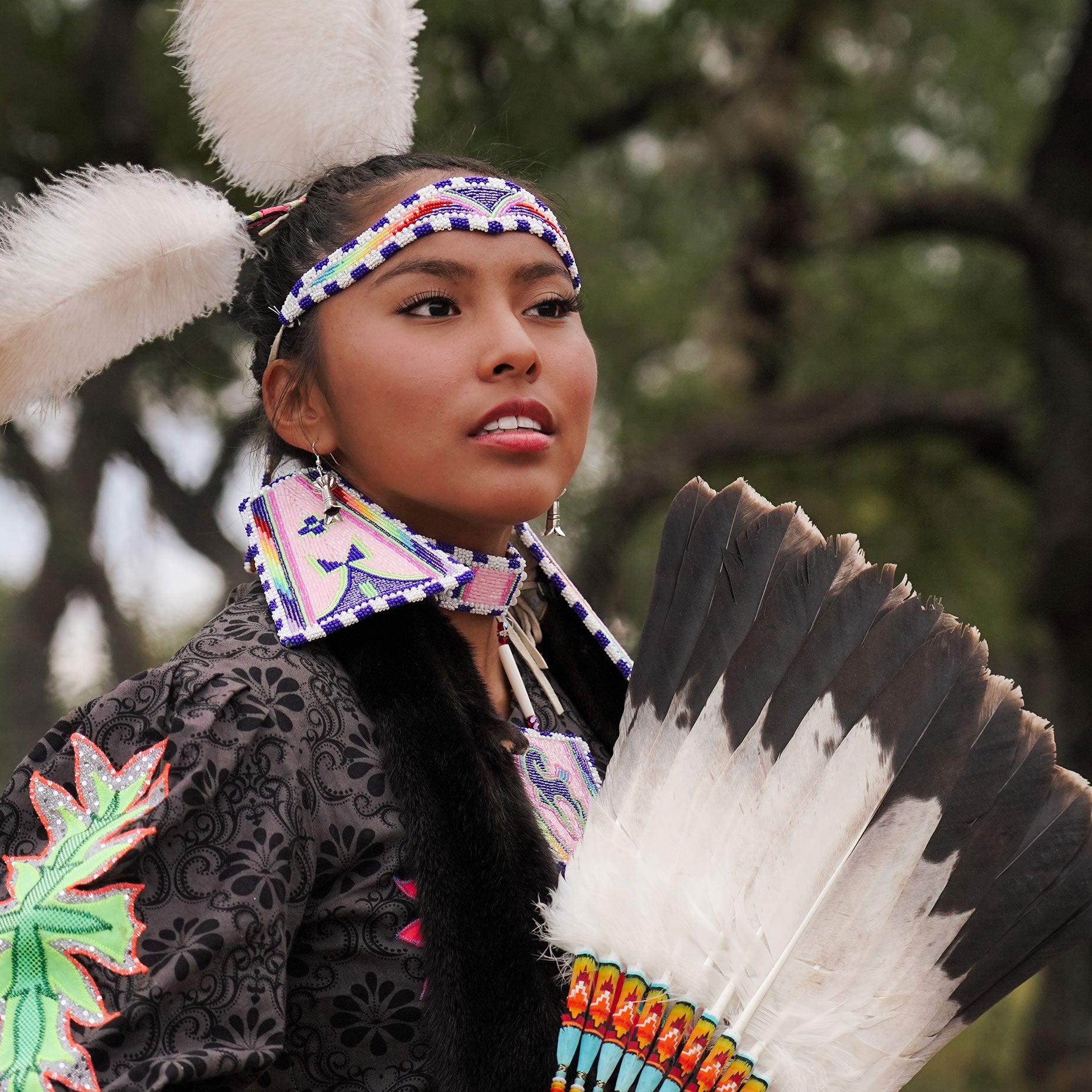 Fluted Squash Blossom Earring Set